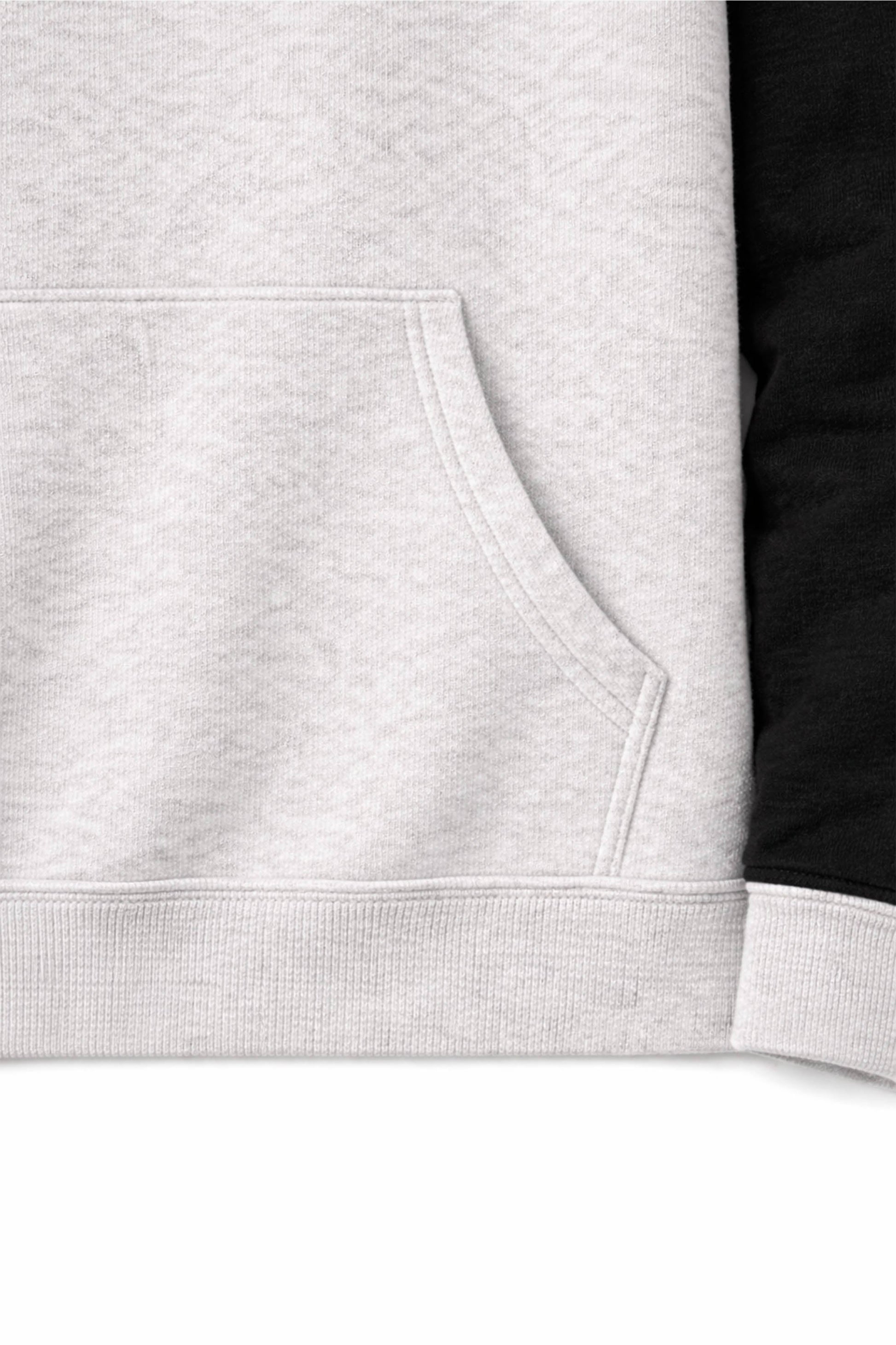XAPE Varsity Fitness Raglan Hoodie - Oatmeal Heather/Black