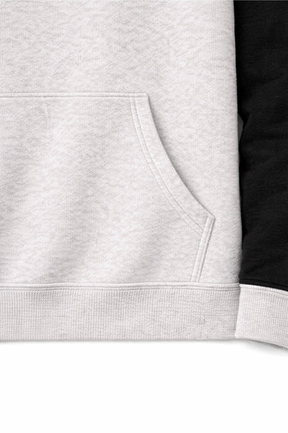 XAPE Varsity Fitness Raglan Hoodie - Oatmeal Heather/Black