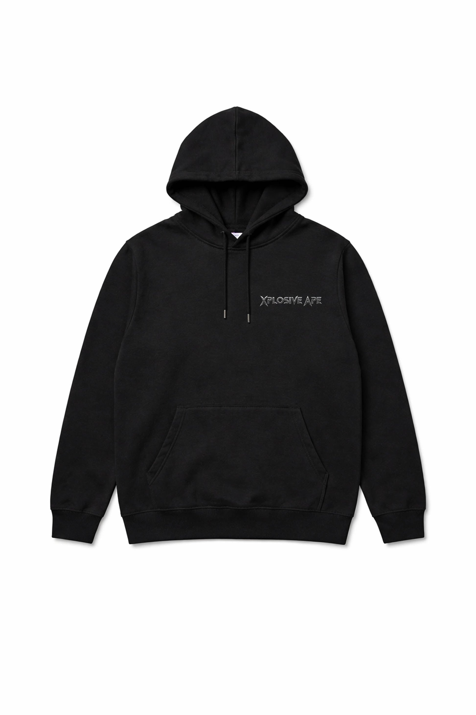 XAPE Warlord Crest String Hoodie - Black