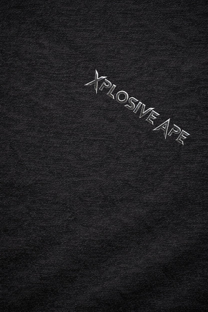 XAPE Warlord Crest String Hoodie - Black