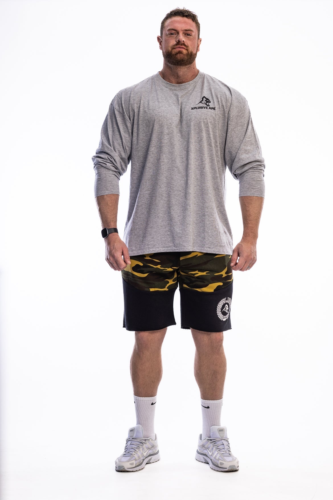 XAPE Century Camo Rag Shorts - Green