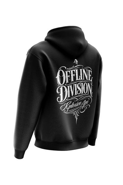 XAPE Offline String Hoodie - Black