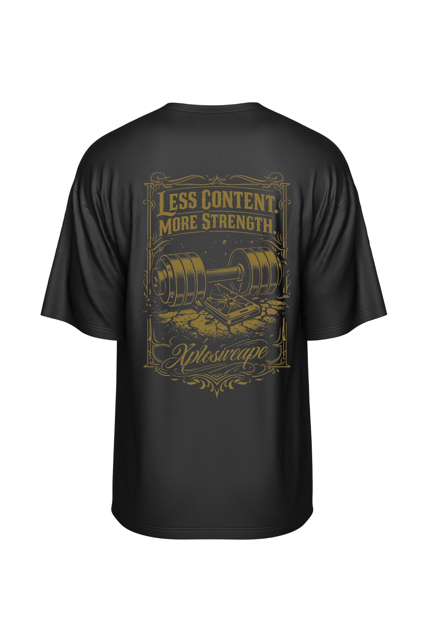 XAPE Content Oversized Tee - Black