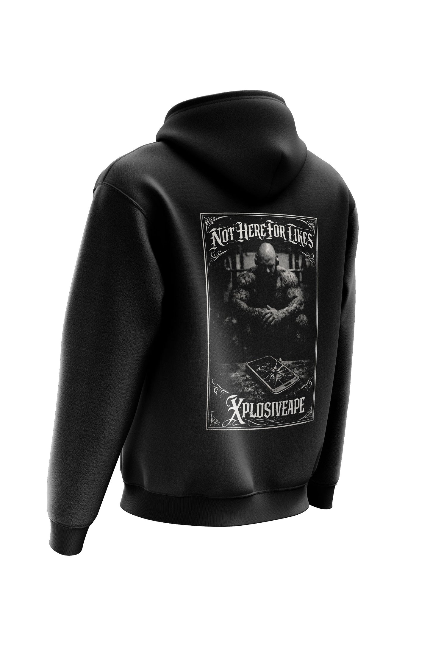 XAPE Likes String Hoodie - Black