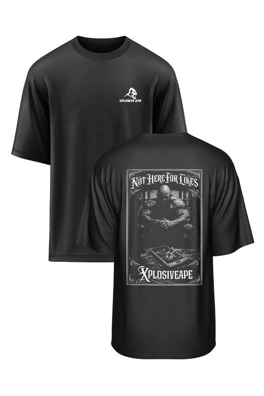 XAPE Likes Oversized Tee - Black
