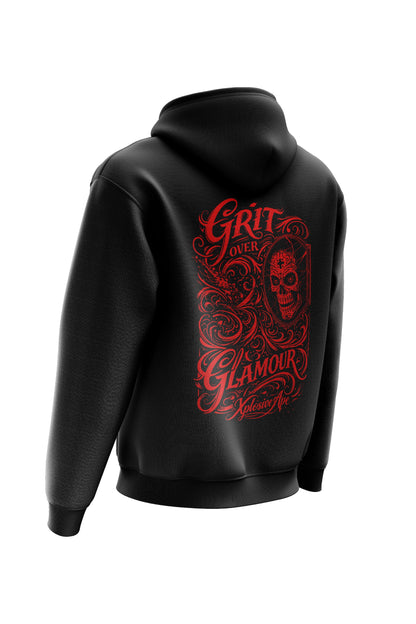 XAPE Grit String Hoodie - Black