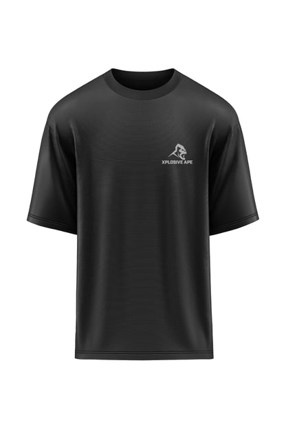 XAPE Silence Oversized Tee - Black