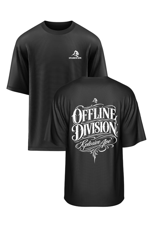 XAPE Offline Oversized Tee - Black