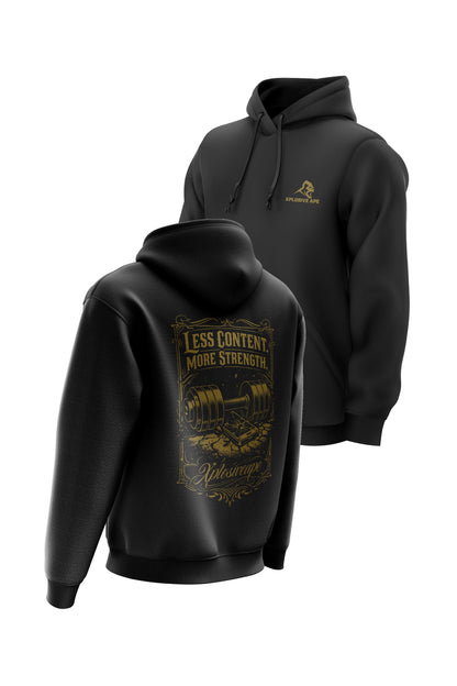XAPE Content String Hoodie - Black