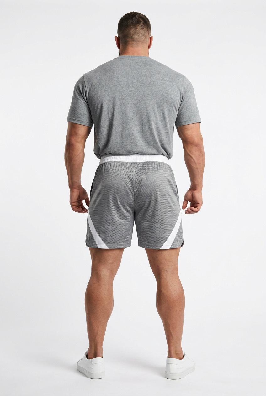 XAPE Essential Tee & Storm Shorts Combo - Sports Grey/Grey