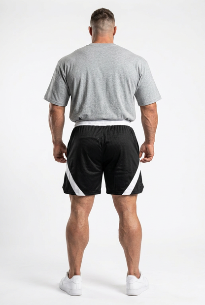 XAPE Essential Tee & Storm Shorts Combo - Sports Grey/Black