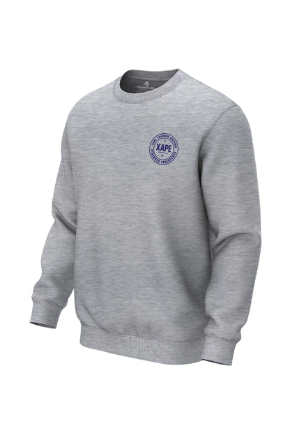 XAPE Badge Logo V2 Sweatshirt - Sports Grey