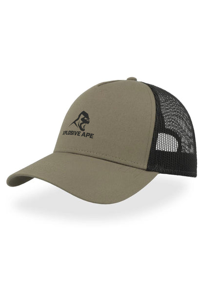 XAPE Prime Trucker Cap - Olive/Black
