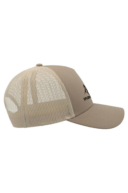 XAPE Prime Trucker Cap - Khaki/Stone