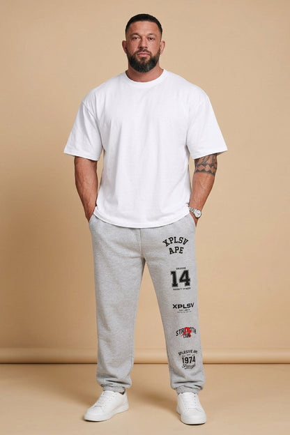 XAPE Chaos Oversized Joggers - Ash Grey