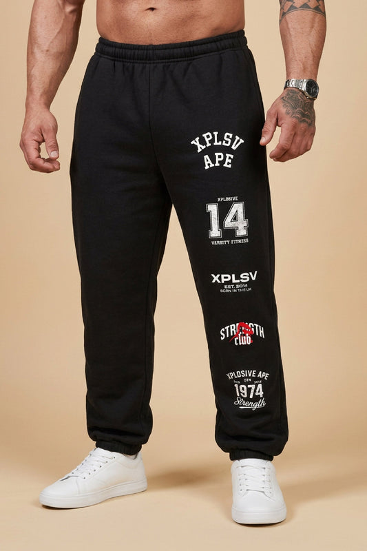 XAPE Chaos Oversized Joggers - Black