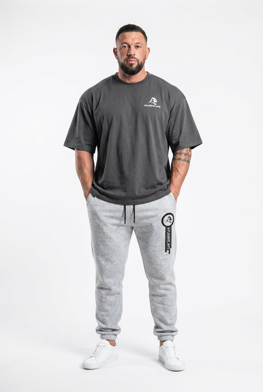 XAPE Claw V3 Oversized Tee - Charcoal
