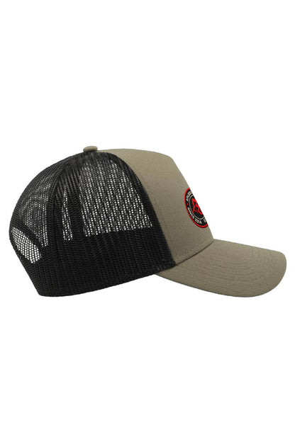 XAPE Core Issue Trucker Cap - Olive/Black