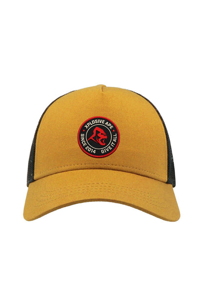 XAPE Core Issue Trucker Cap - Mustard/Black
