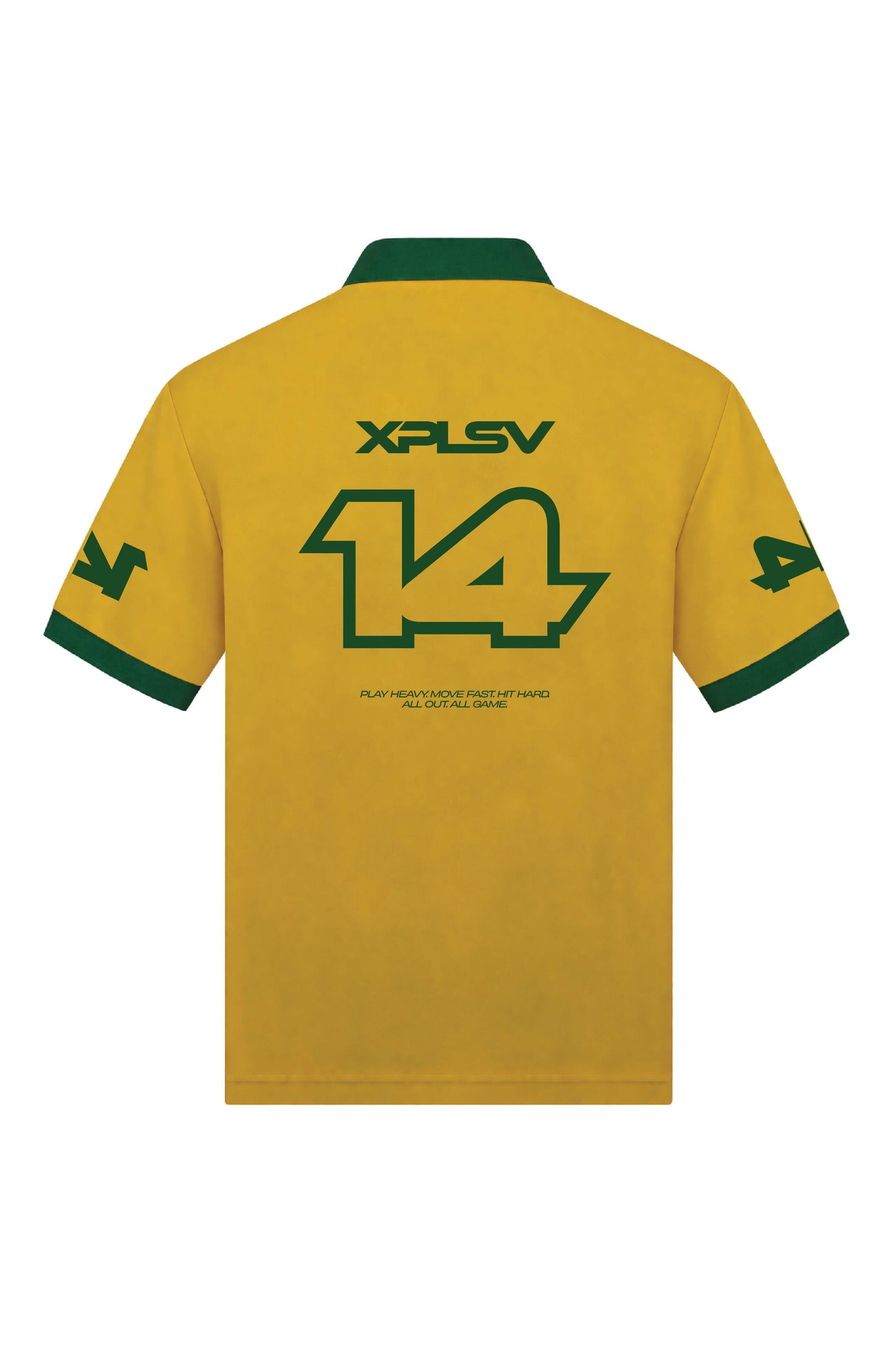 XAPE Speed Polo Sports Jersey - Yellow/Green