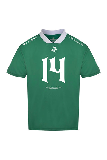 XAPE Dominion Sports Jersey - Green/White
