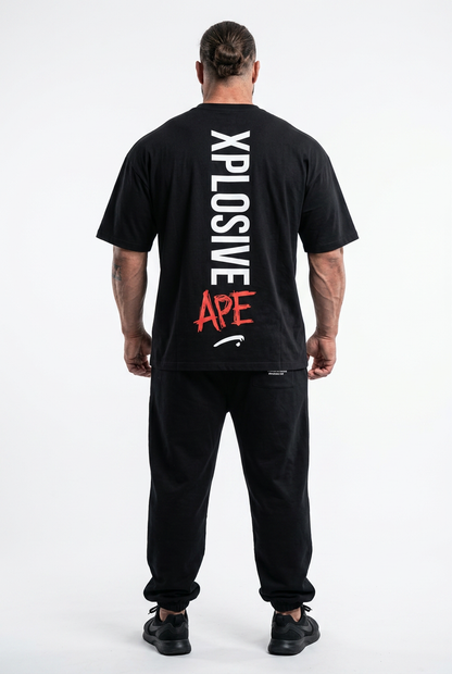 XAPE Graffiti V3 Oversized Tee - Black