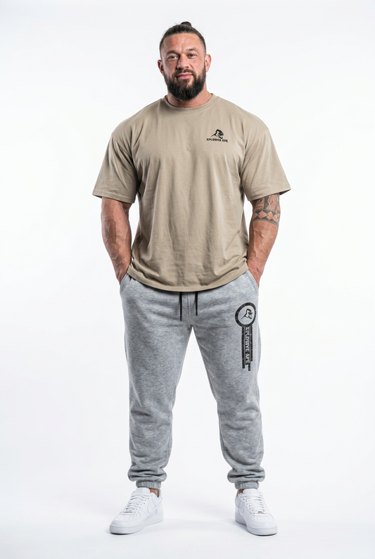 XAPE Graffiti V3 Oversized Tee - Sand
