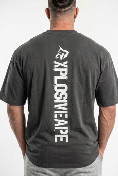 XAPE Killswitch V2 Oversized Tee - Charcoal