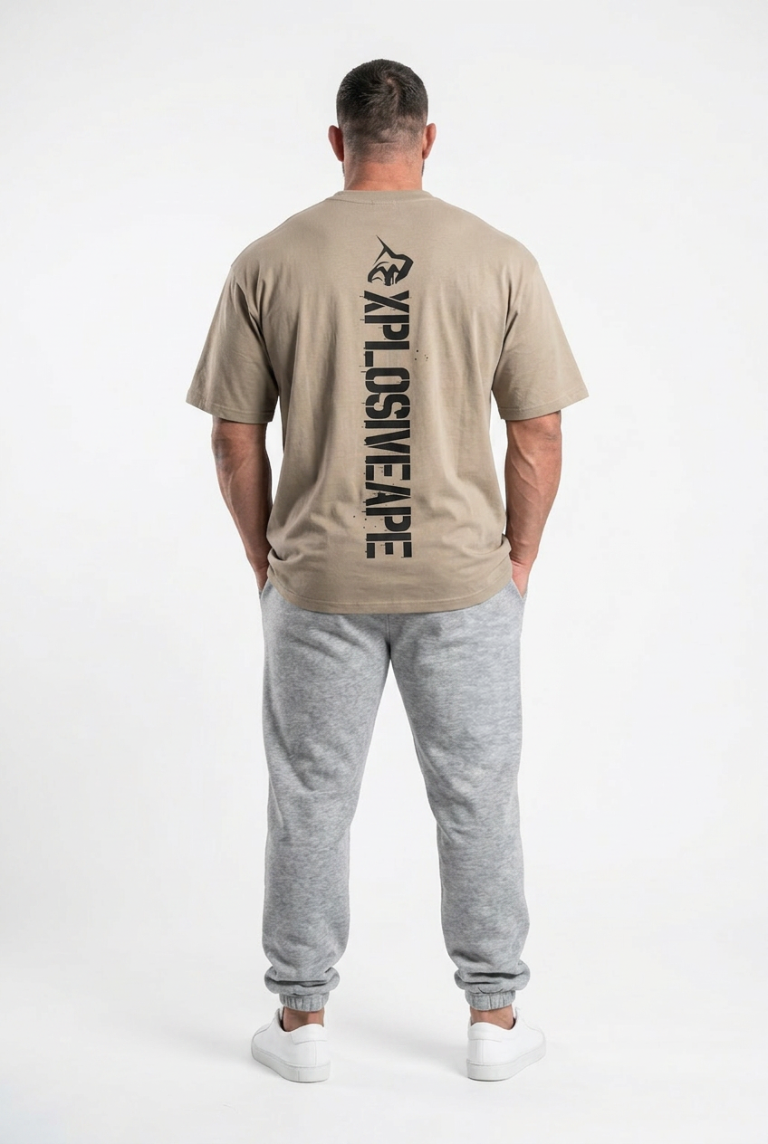 XAPE Killswitch V2 Oversized Tee - Sand