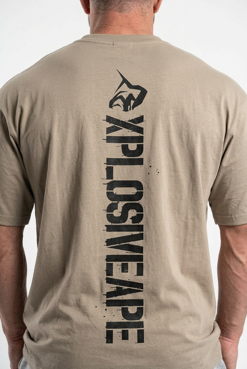 XAPE Killswitch V2 Oversized Tee - Sand