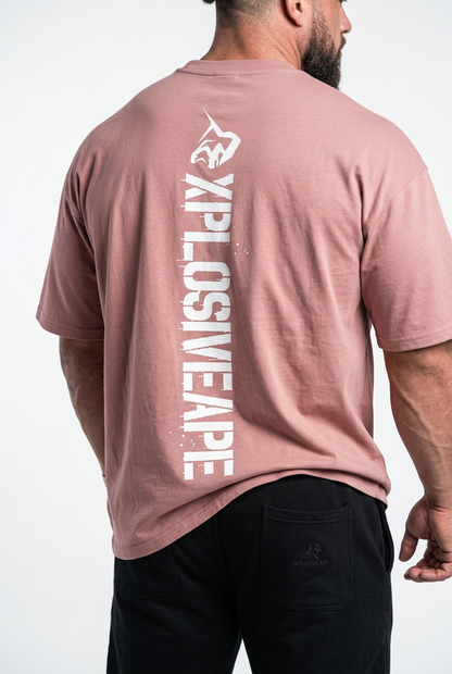 XAPE Killswitch V2 Oversized Tee - Dusty Pink