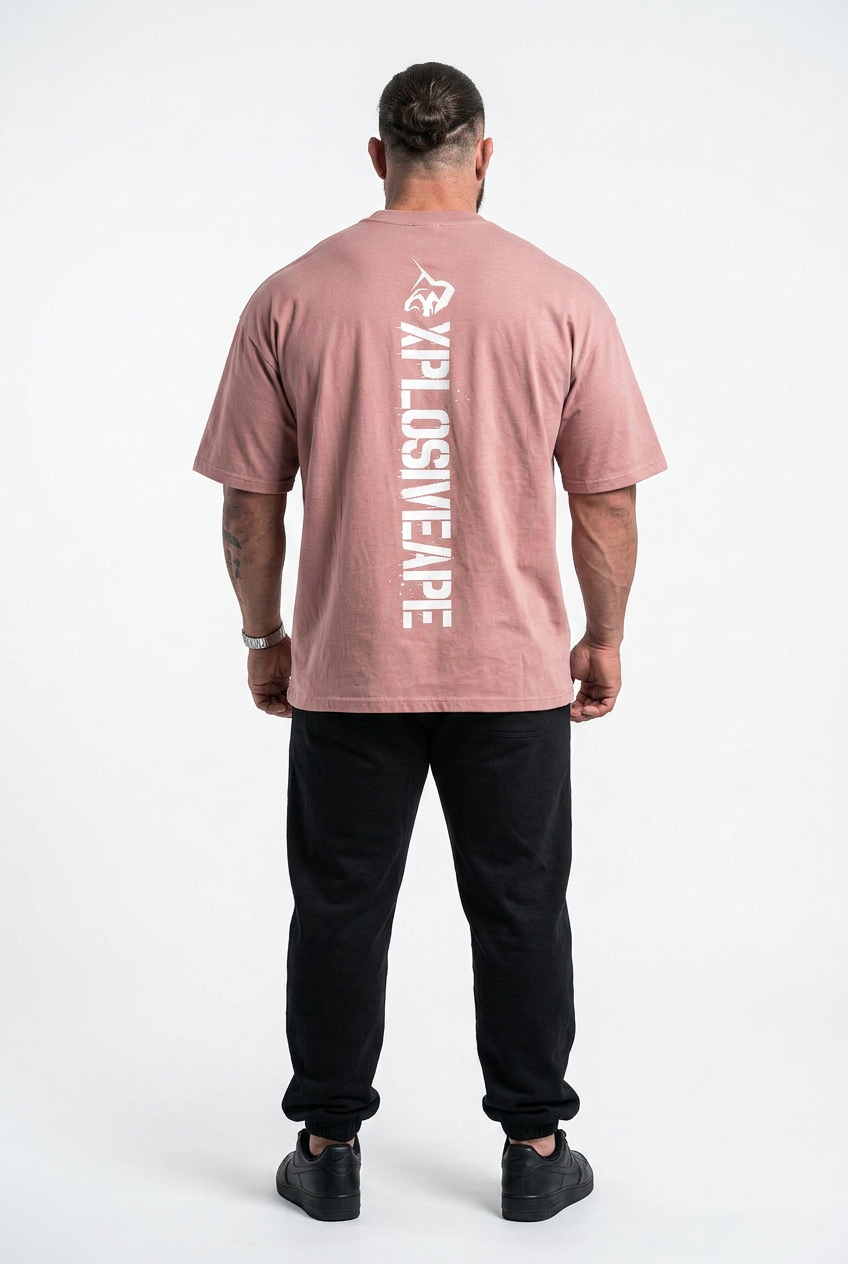 XAPE Killswitch V2 Oversized Tee - Dusty Pink