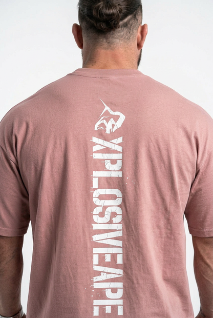 XAPE Killswitch V2 Oversized Tee - Dusty Pink