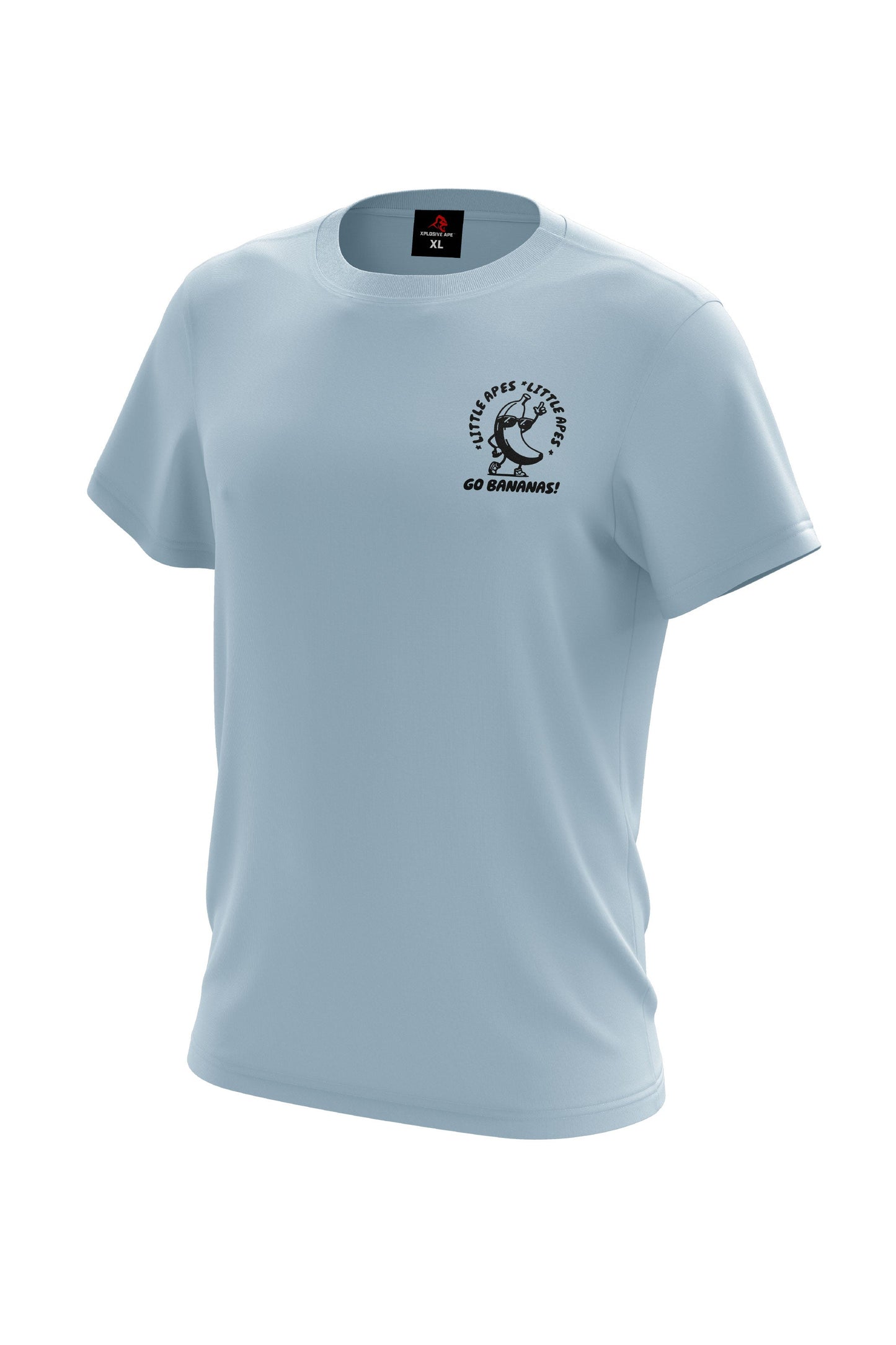 Little Apes Go Bananas V2 Tee - Light Blue