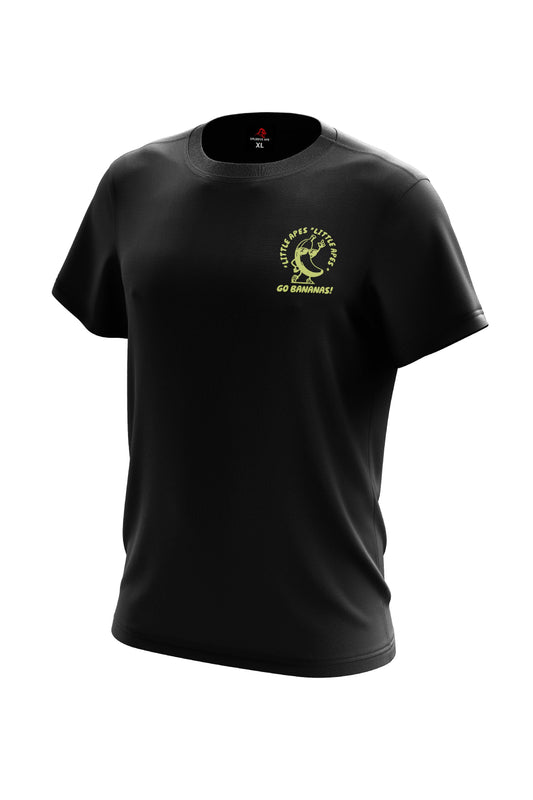 Little Apes Go Bananas V2 Tee - Black