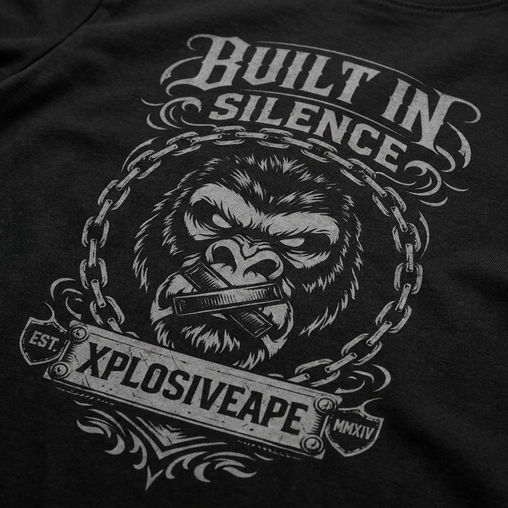 XAPE Silence Tee - Black
