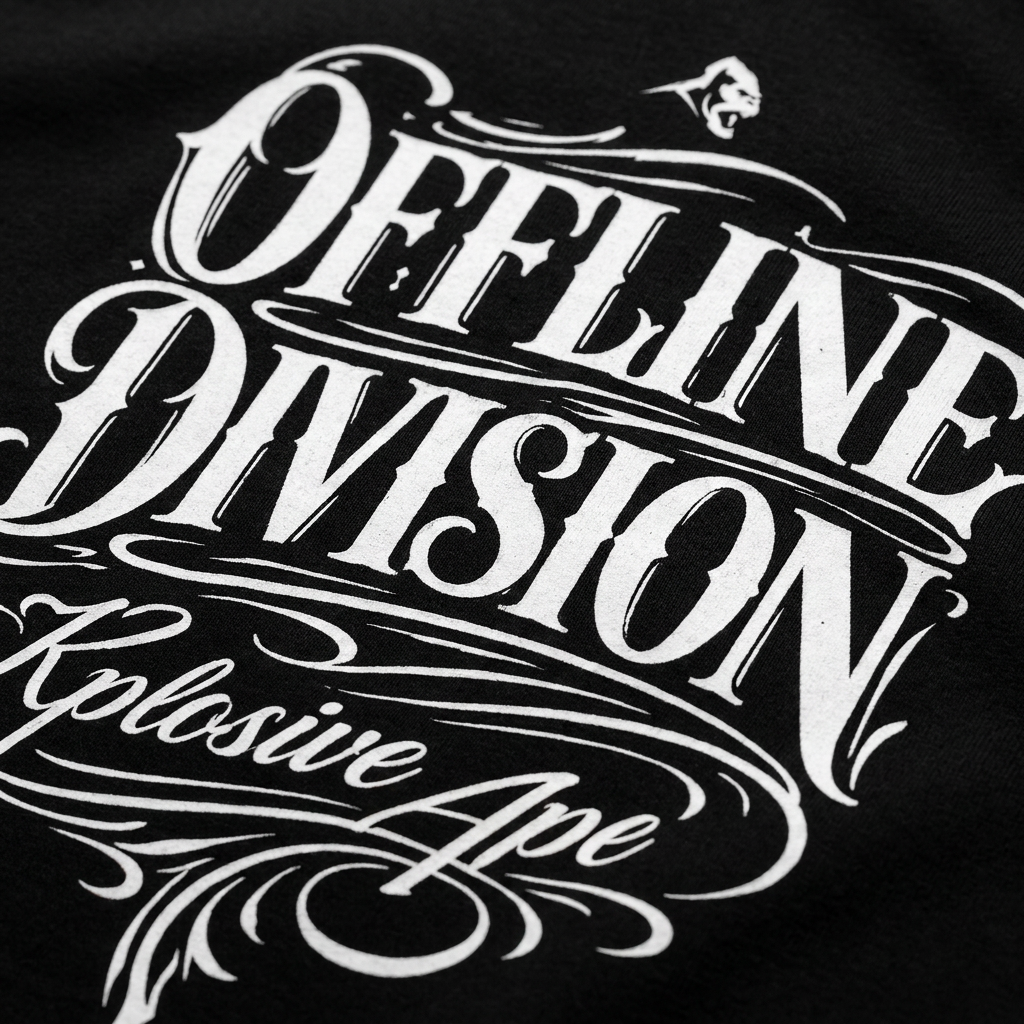 XAPE Offline Tee - Black