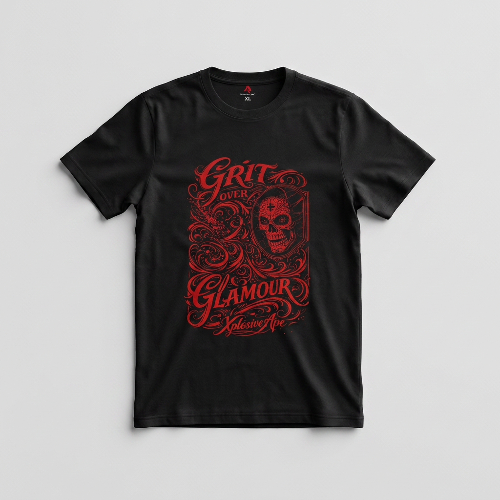XAPE Grit Tee - Black