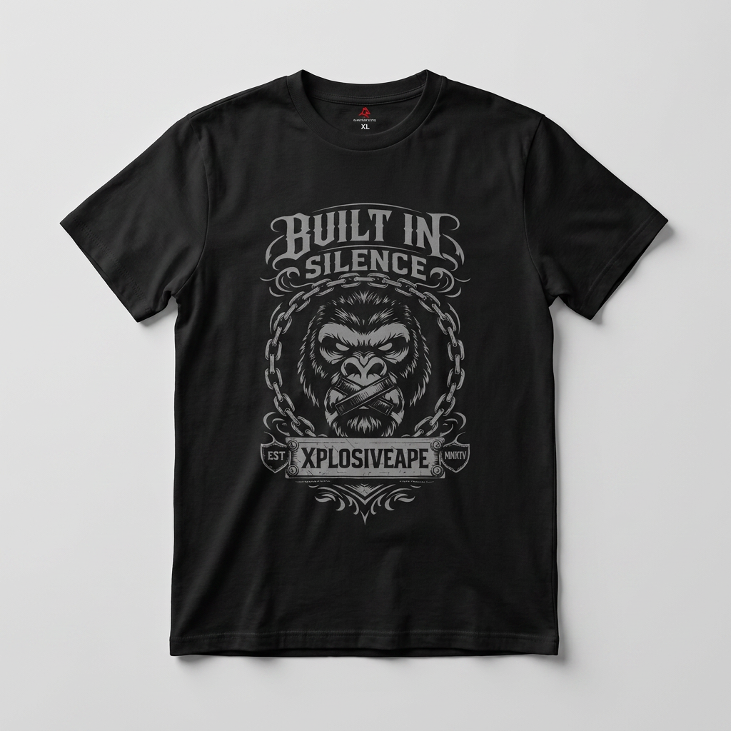 XAPE Silence Tee - Black