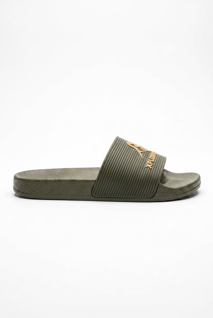 XAPE Prime Logo Sliders - Khaki
