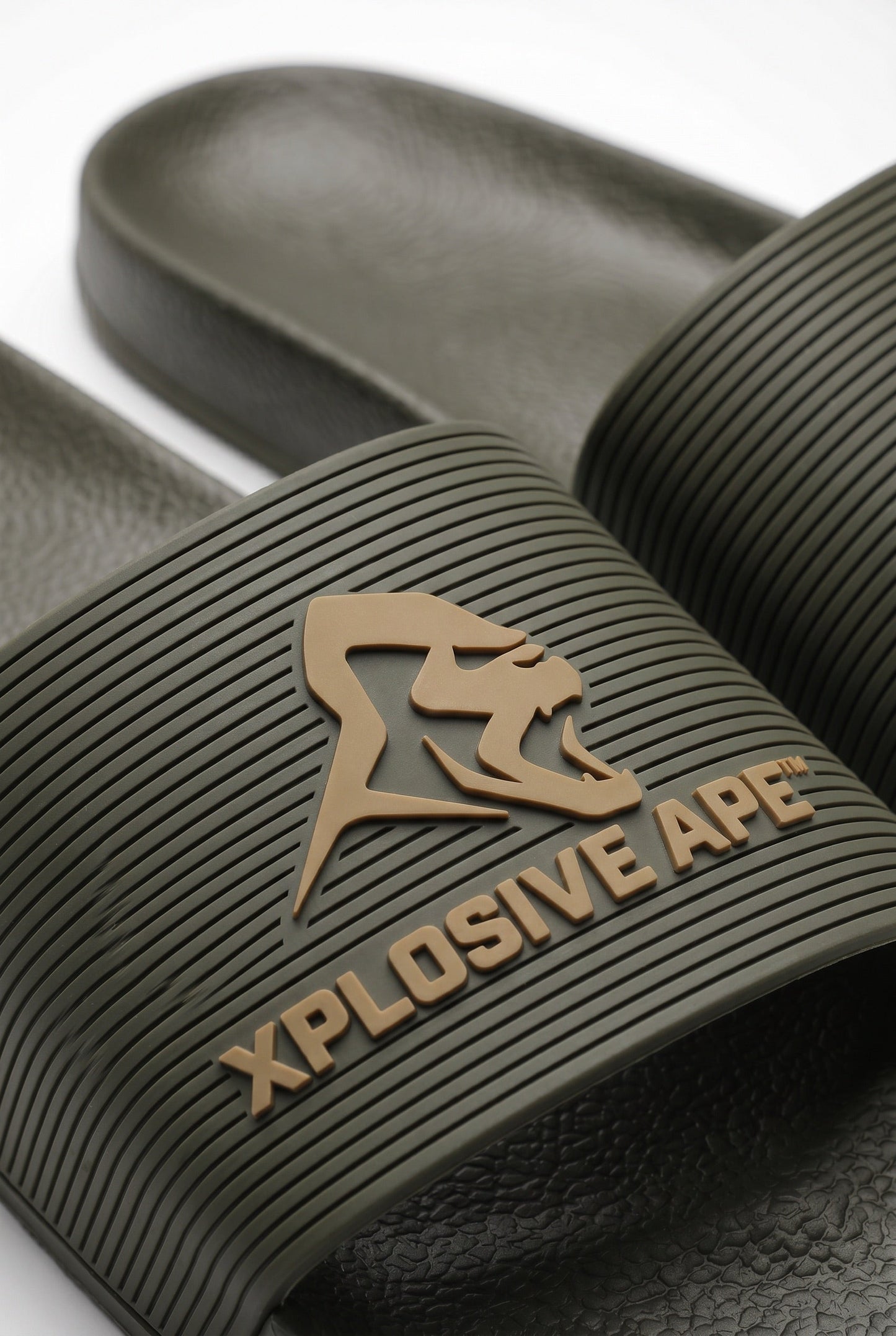 XAPE Prime Logo Sliders - Khaki