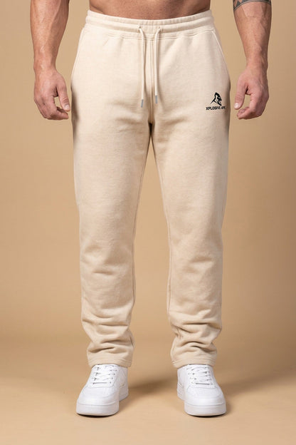 XAPE Prime Logo Relaxed Fit Joggers - Stone