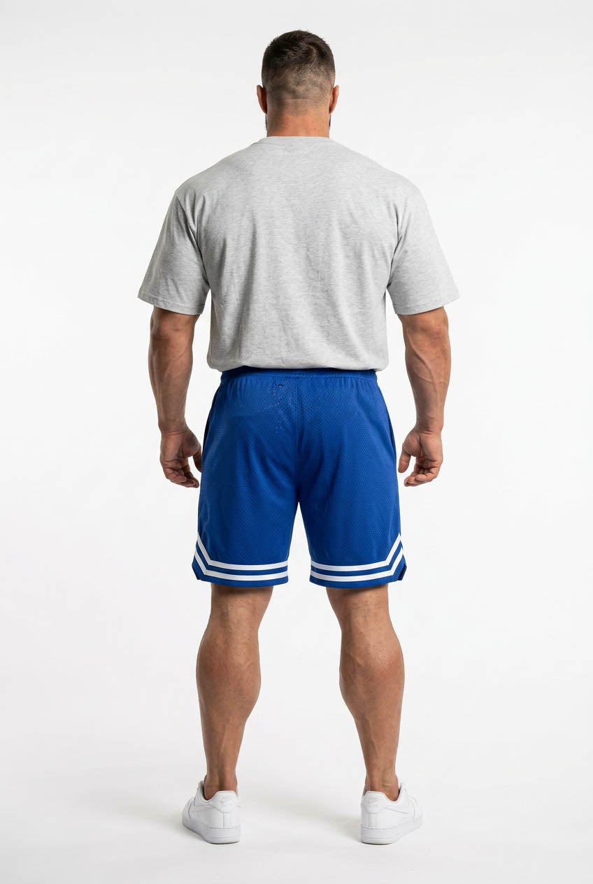XAPE Holder V2 Tee & Strike Shorts Combo - Sports Grey/Blue