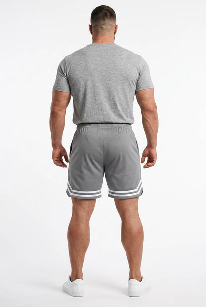 XAPE Holder V2 Tee & Strike Shorts Combo - Sports Grey/Grey