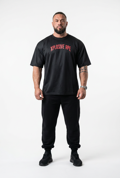 XAPE Powerhouse Oversized Tee - Black