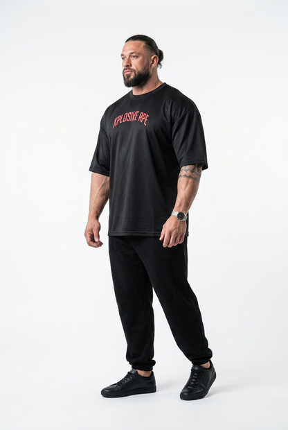 XAPE Powerhouse Oversized Tee - Black