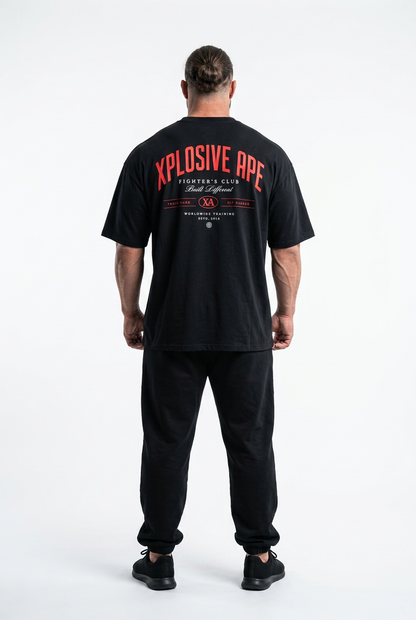 XAPE Powerhouse Oversized Tee - Black