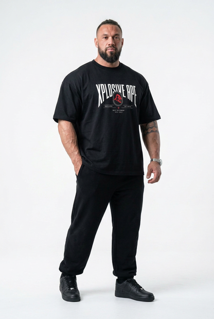 XAPE Fight Circuit Oversized Tee - Black