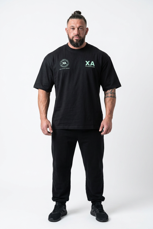 XAPE Chaos Protocol Oversized Tee - Black