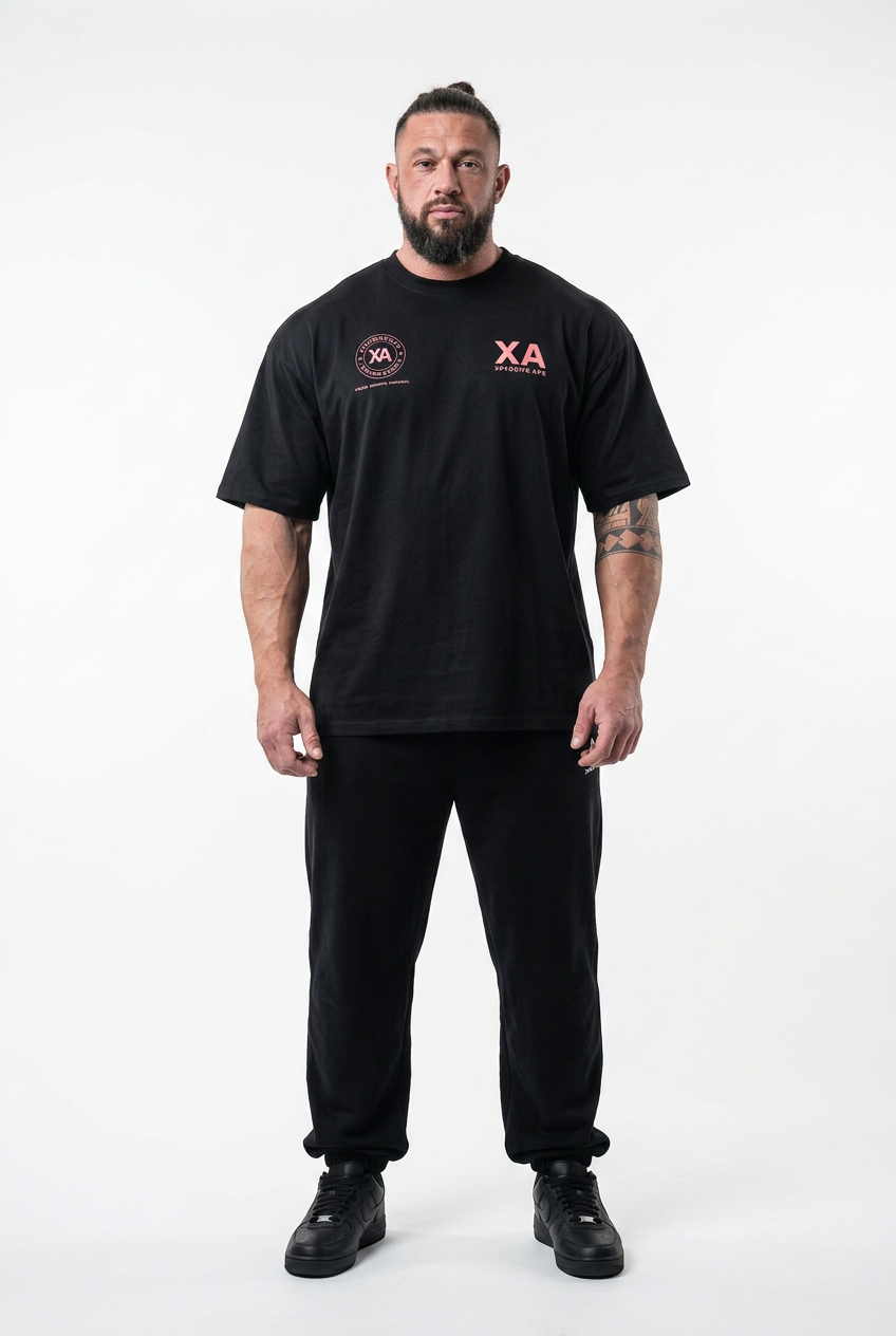 XAPE XA Manifesto Oversized Tee - Black